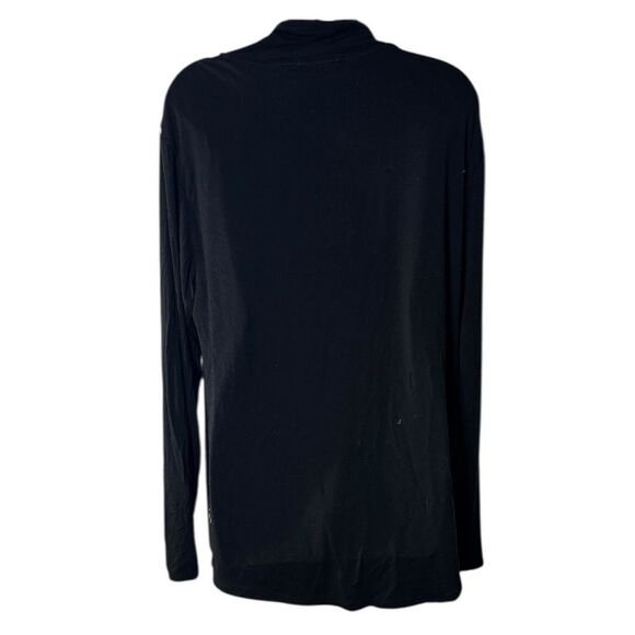 Ruti women’s the comfy turtleneck shirt black 6 modal long sleeve capsule - Picture 4 of 4